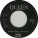 Queen Hammer To Fall - Jukebox UK 7" vinyl single (7 inch record / 45) QUEEN4