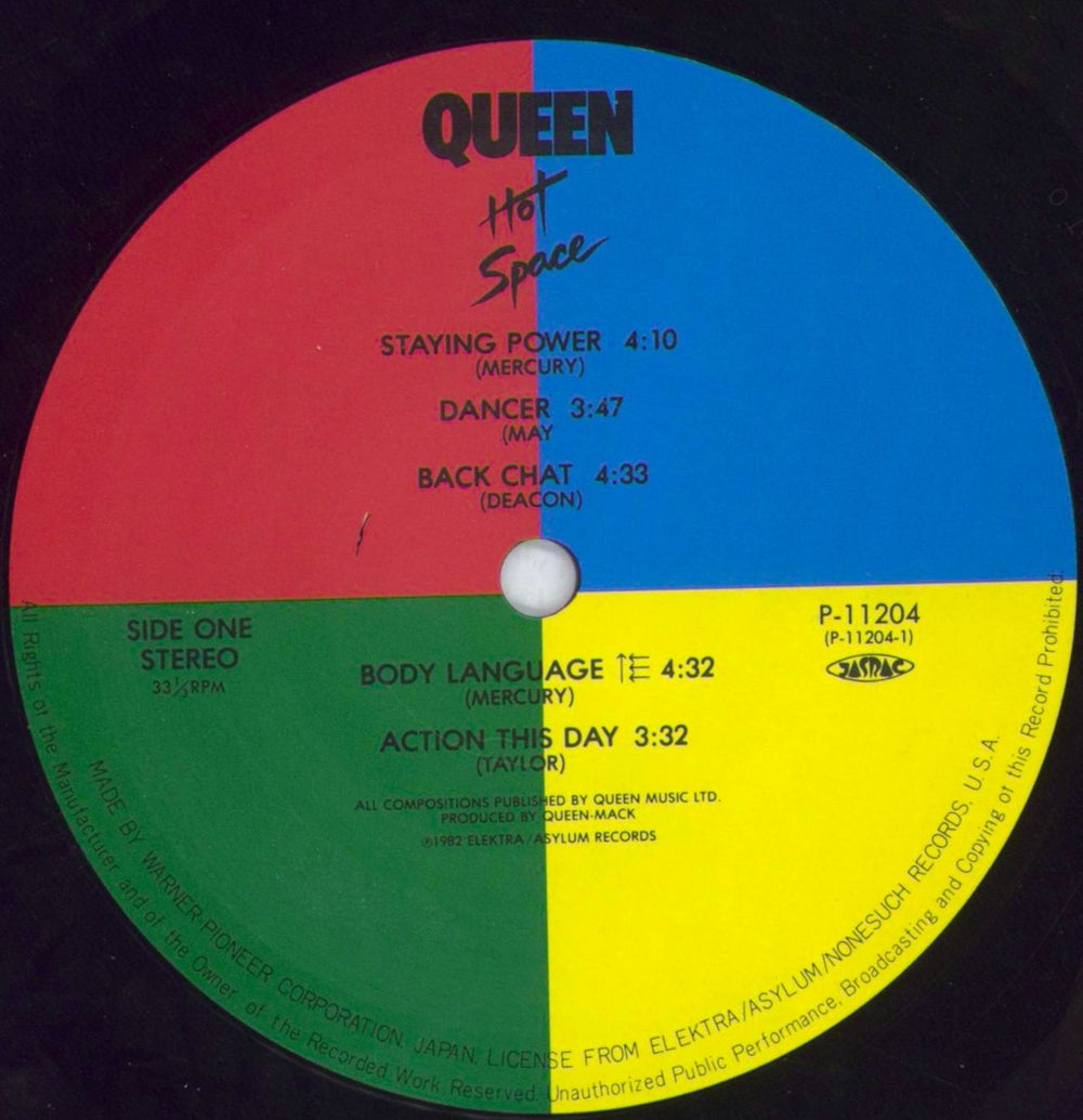 Queen Hot Space + Promo Booklet Japanese vinyl LP album (LP record) QUELPHO368477