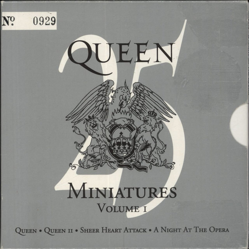 Queen Miniatures Volume I & II Japanese CD Single Box Set 4984072/82