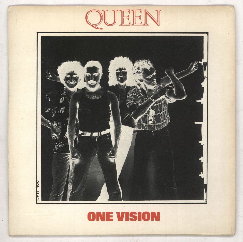 Queen One Vision - Double Sleeve - EX UK 7" vinyl single (7 inch record / 45) QUEEN6