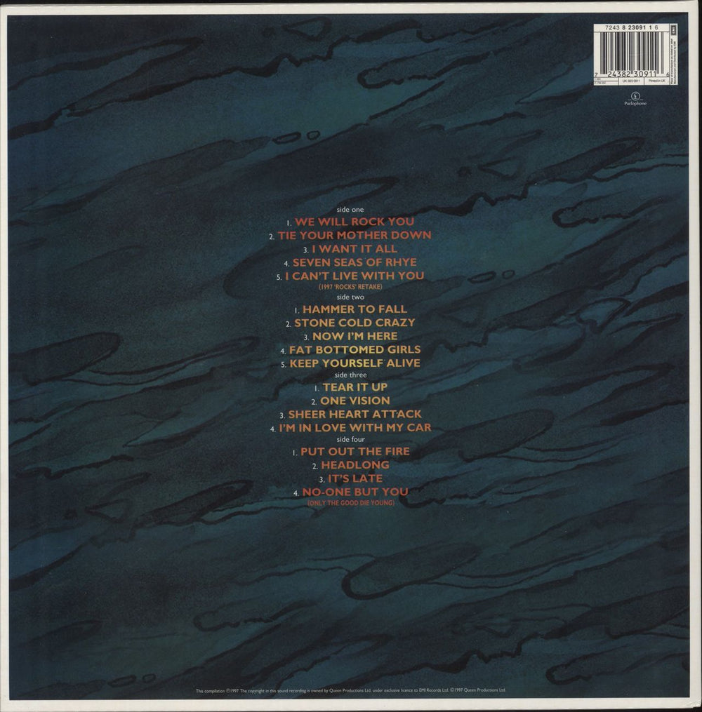 Queen Queen Rocks - VG UK 2-LP vinyl record set (Double LP Album) 724382309116