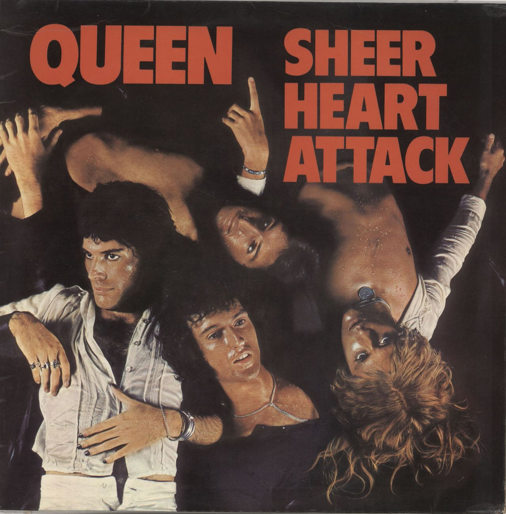 Queen Sheer Heart Attack - 1st - VG/EX UK vinyl LP album (LP record) EMC3061