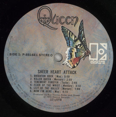 Queen Sheer Heart Attack + Promo Calendar Cards Japanese vinyl LP album (LP record) QUELPSH879111