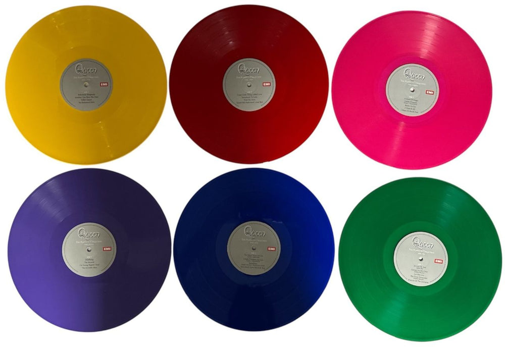 Queen The Platinum Collection - Coloured Vinyl 6-LP Set - EX UK Vinyl Box Set QUEVXTH868344