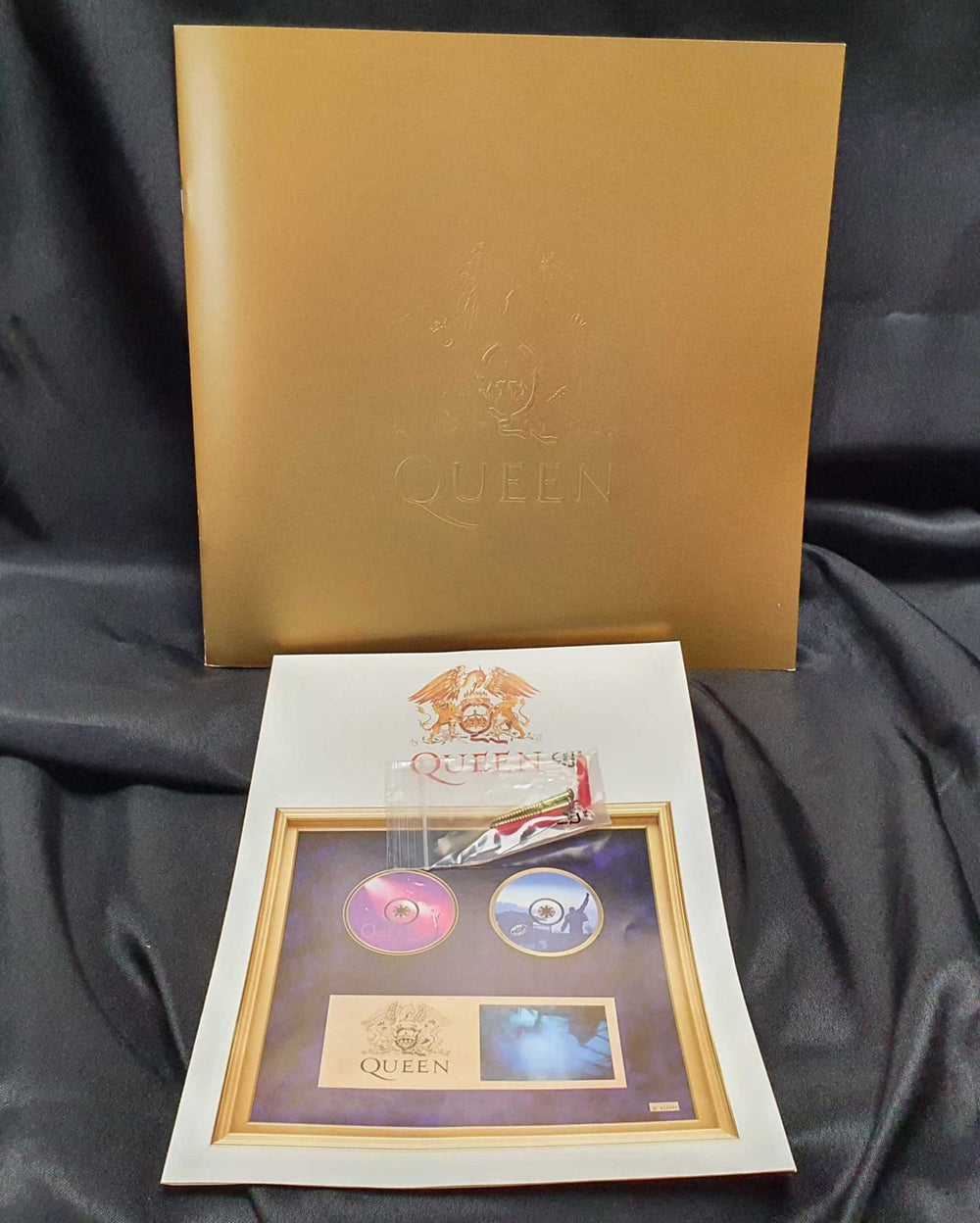 Queen Ultimate Queen + Crest Logo Outer Box UK CD Album Box Set QUEENBOX20