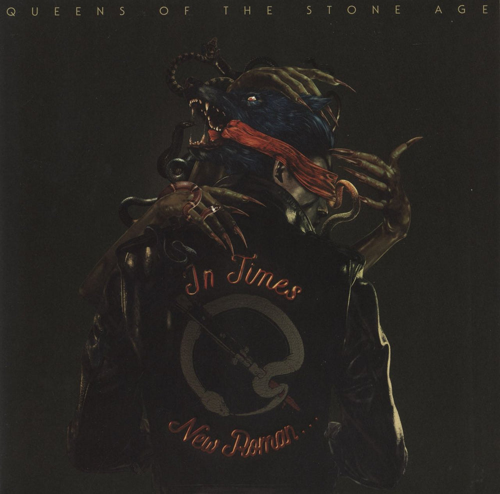 Queens Of The Stone Age In Times New Roman... - Green Vinyl UK 2-LP vinyl record set (Double LP Album) OLE1947LP3