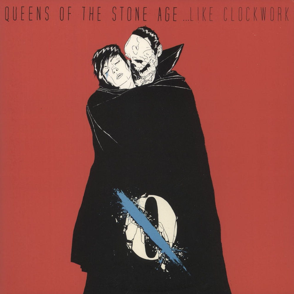 Queens Of The Stone Age ...Like Clockwork + Stickers UK 2-LP vinyl record set (Double LP Album) OLE-1040-1