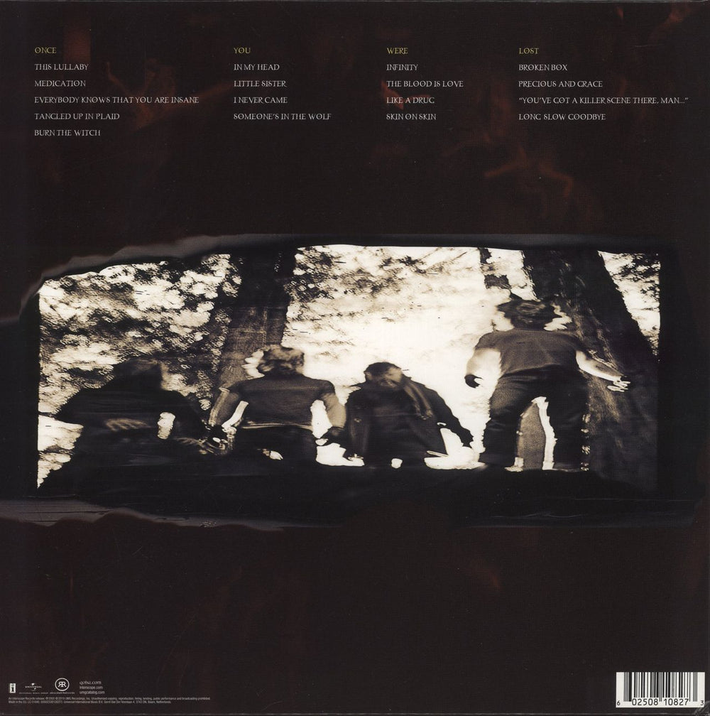 Queens Of The Stone Age Lullabies To Paralyze UK 2-LP vinyl record set (Double LP Album) 602508108273