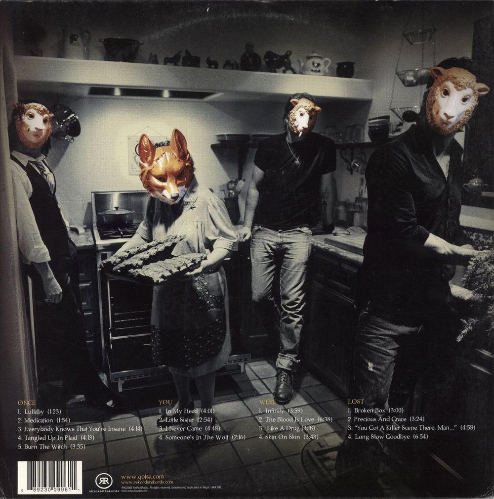 Queens Of The Stone Age Lullabies To Paralyze US 2-LP vinyl record set (Double LP Album) 689230099611