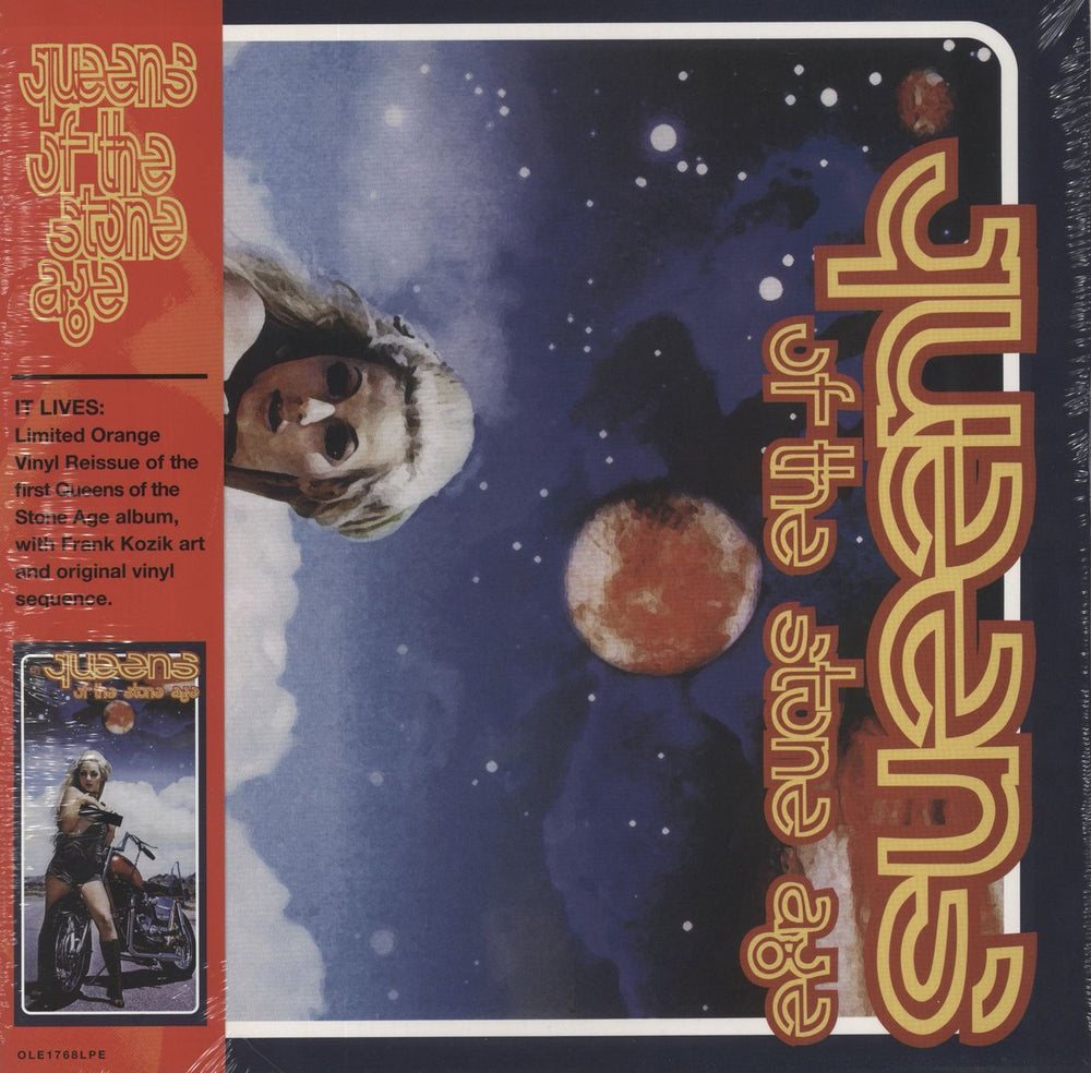 Queens Of The Stone Age Queens Of The Stone Age - Orange Vinyl - Sealed + Poster US vinyl LP album (LP record) OLE1768LPE