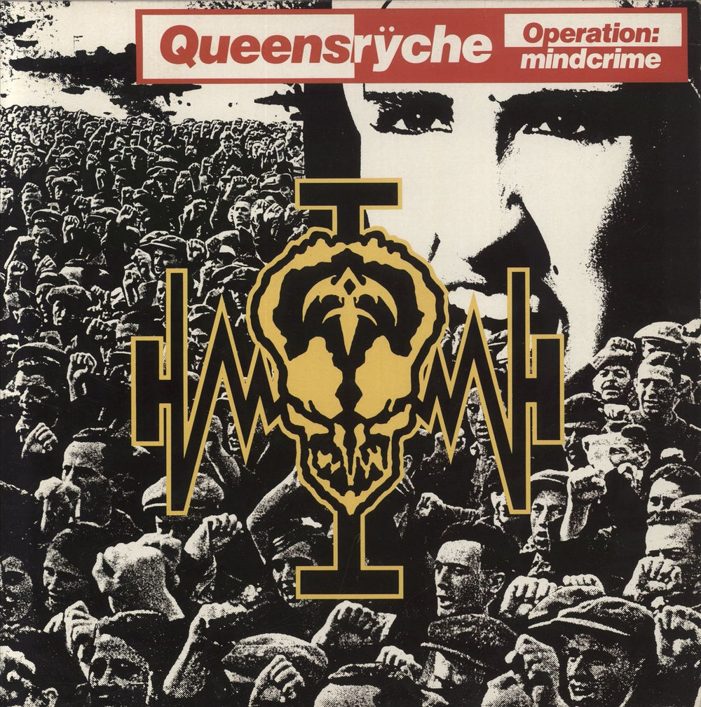 Queensryche Operation: Mindcrime - VG UK vinyl LP album (LP record) MTL1023