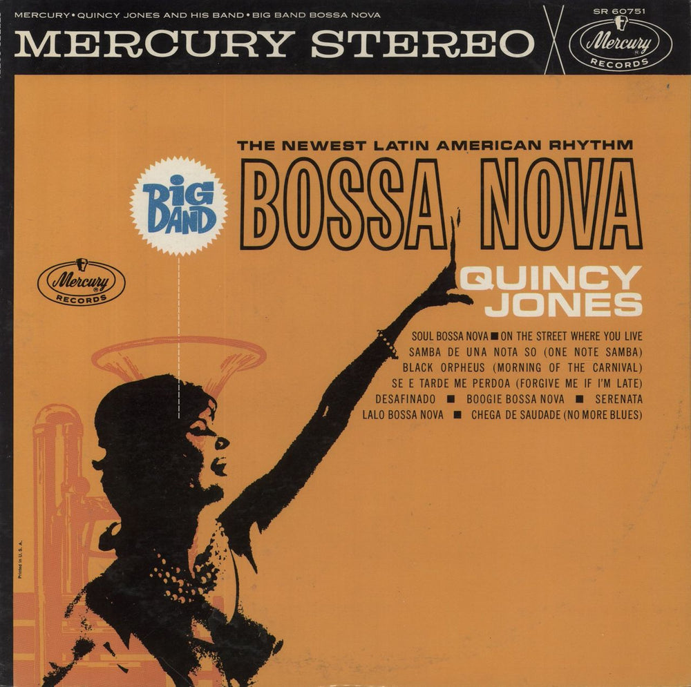 Quincy Jones Big Band Bossa Nova US vinyl LP album (LP record) 60751
