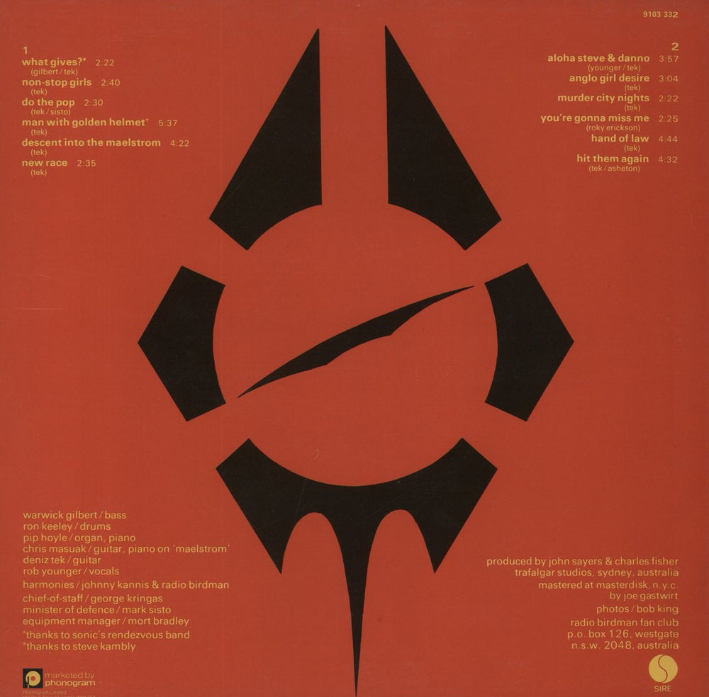 Radio Birdman Radios Appear UK vinyl LP album (LP record)