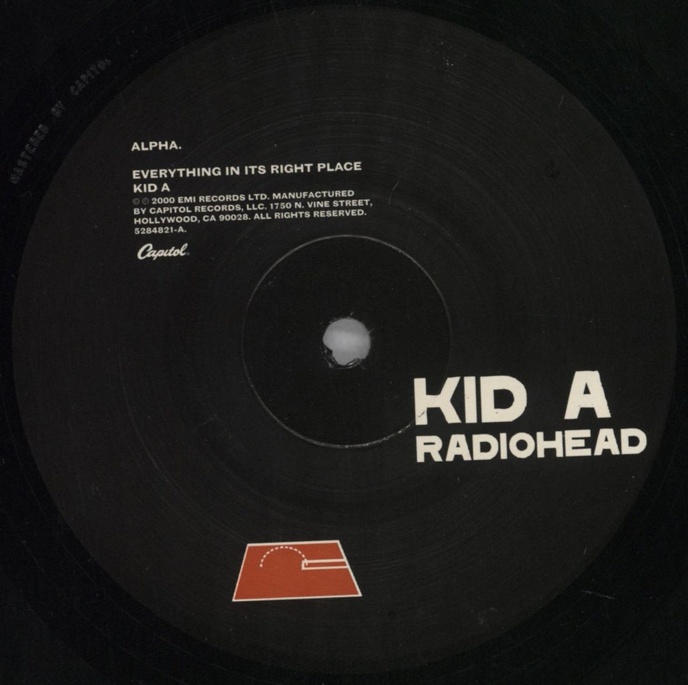 Radiohead Kid A - 140gm Vinyl US 2-LP vinyl record set (Double LP Album) R-H2LKI820436