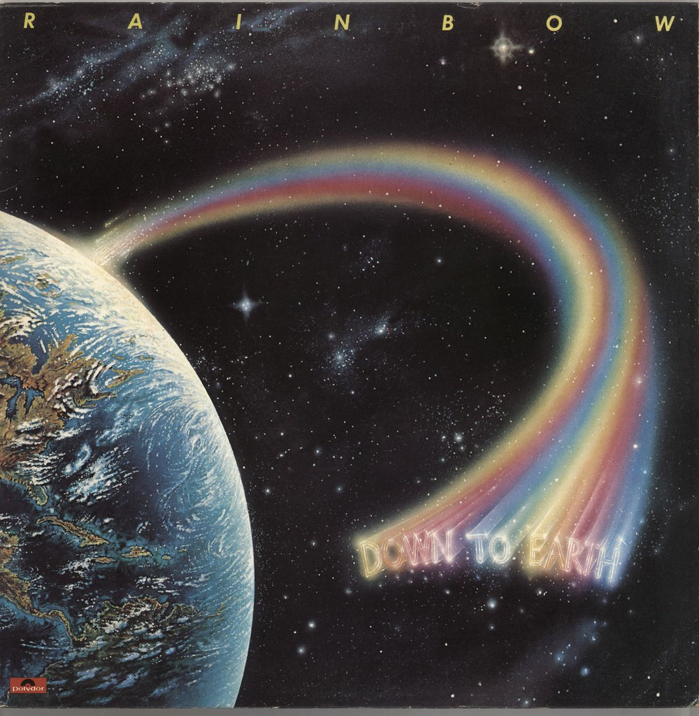 Rainbow Down To Earth - Clear Vinyl - Complete UK vinyl LP album (LP record) POLD5023