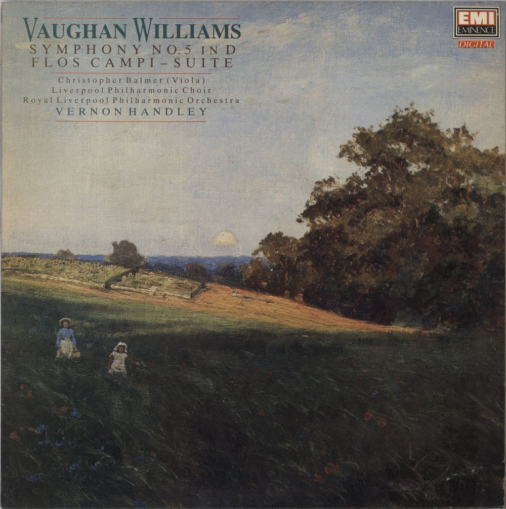 Ralph Vaughan Williams Symphony No. 5 In D / Flos Campi-Suite UK vinyl LP album (LP record) EMX2112