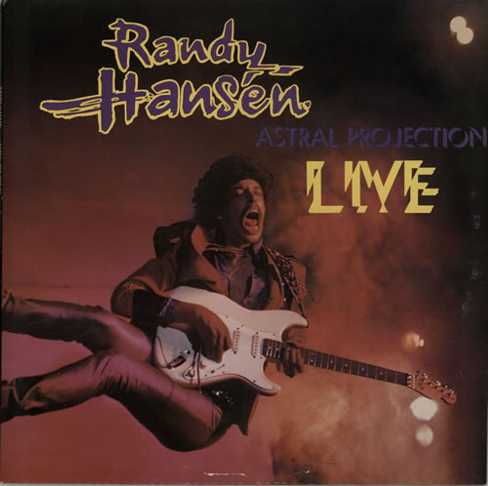 Randy Hansen Astral Projection - Live US vinyl LP album (LP record) SHRAPNAL1011