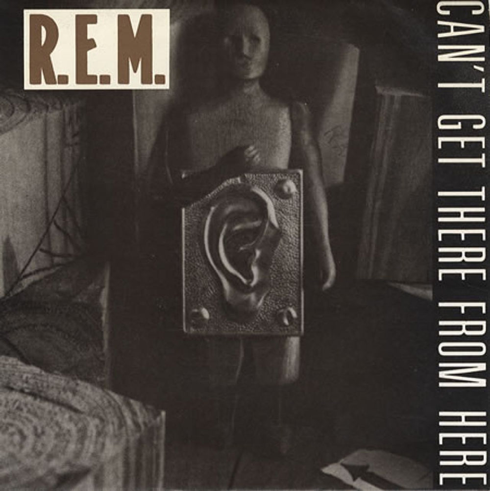 REM Can't Get There From Here Spanish Promo 7" vinyl single (7 inch record / 45) M-20618