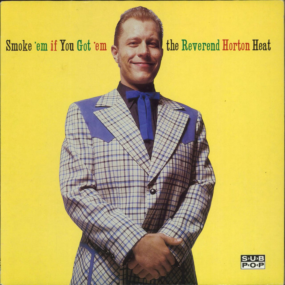 Reverend Horton Heat Smoke 'Em If You Got 'Em German vinyl LP album (LP record) SP25/177