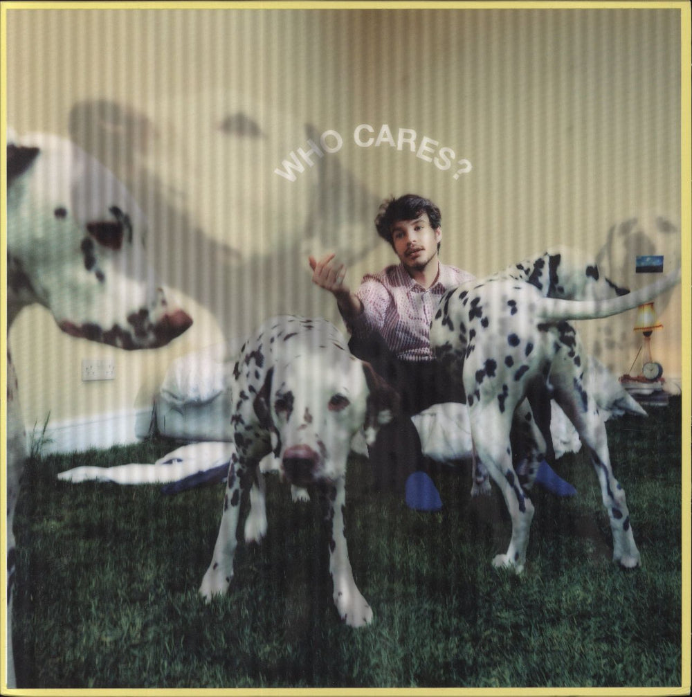 Rex Orange County Who Cares? - Lenticular Cover + Signed Insert UK vinyl LP album (LP record) 19439-94878-1