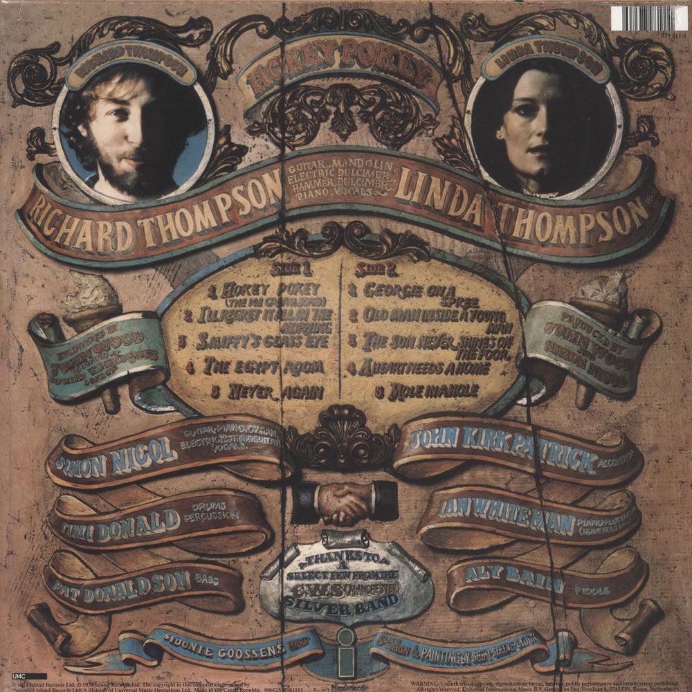Richard & Linda Thompson Hokey Pokey - 180 Gram Black Vinyl - Sealed UK vinyl LP album (LP record) 602577981111