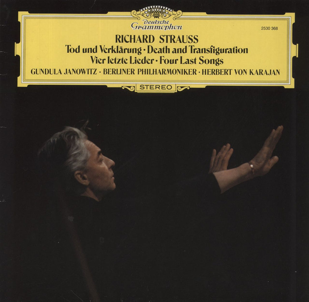 Richard Strauss Richard Strauss: Tod Und Verklärung / Vier Letzte Lieder German vinyl LP album (LP record) 2530368