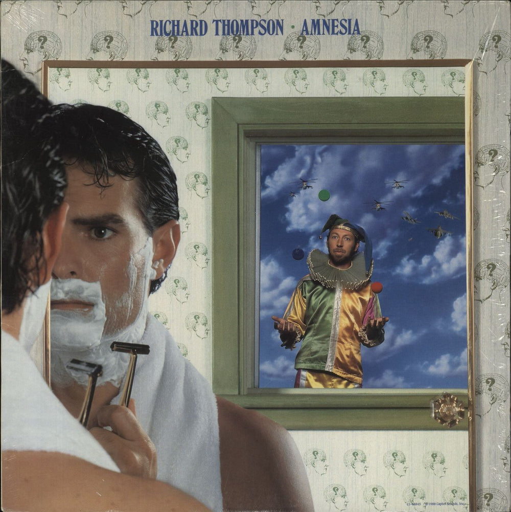 Richard Thompson Amnesia - Shrink US vinyl LP album (LP record) C1-48845