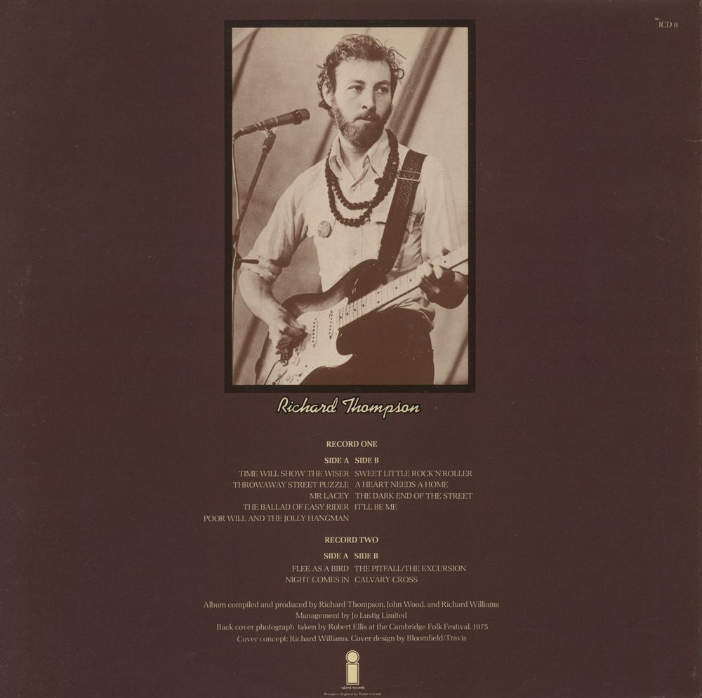 Richard Thompson Richard Thompson (Guitar, Vocal) UK 2-LP vinyl record set (Double LP Album)