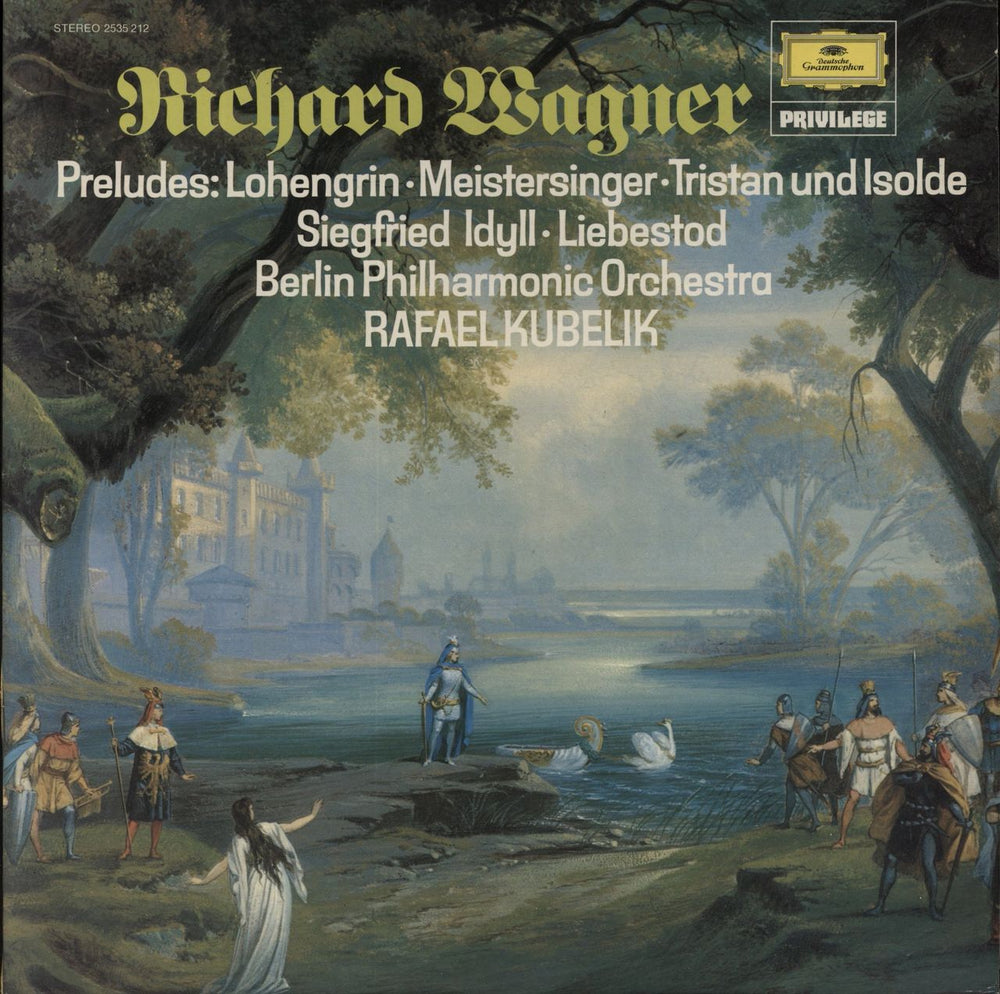 Richard Wagner Wagner: Preludes: Lohengrin / Meistersinger / Tristan Und Isolde / Siegfried-Idyll / Liebestod German vinyl LP album (LP record) 2535212