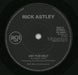 Rick Astley Cry For Help UK 7" vinyl single (7 inch record / 45) AST07CR593354