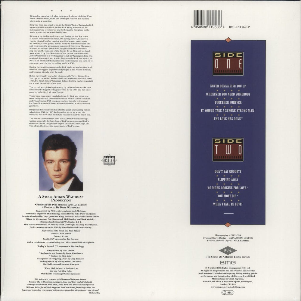 Rick Astley Whenever You Need Somebody - RSD 2022 - Red Vinyl - Sealed UK vinyl LP album (LP record) ASTLPWH788911