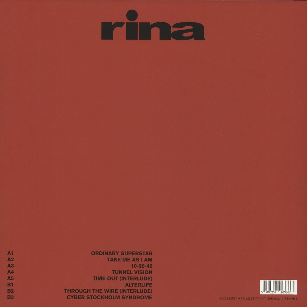 Rina Sawayama Rina - Picture Disc Edition UK Picture disc LP