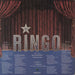 Ringo Starr Ringo Japanese vinyl LP album (LP record)