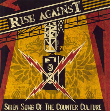 Rise Against Siren Song of The Counter Culture - Red and Yellow SwirlVinyl US vinyl LP album (LP record) B0002967-01