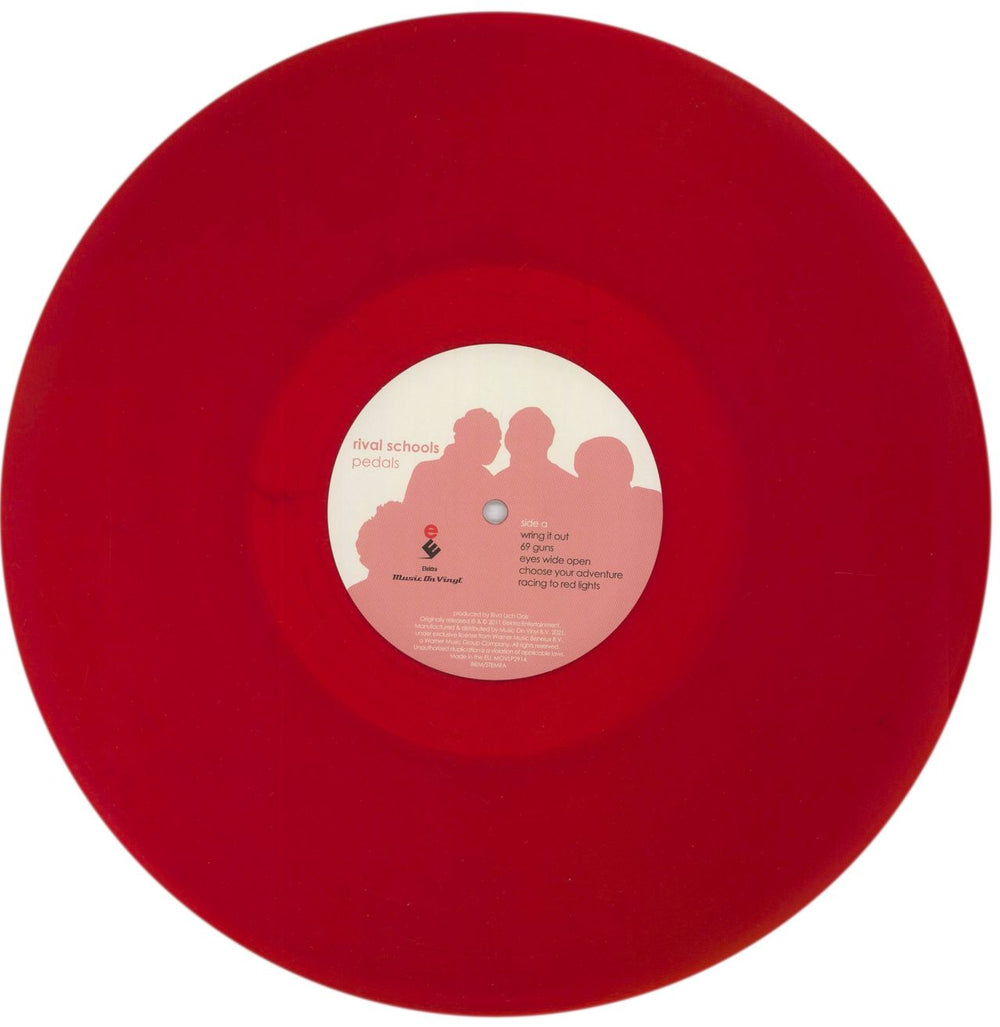 Rival Schools Pedals - 180g - Red Vinyl UK vinyl LP album (LP record) RVHLPPE850395