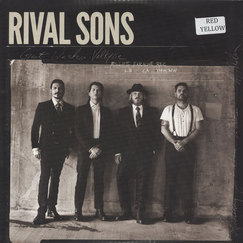 Rival Sons Great Western Valkyrie - Yellow & Red - Sealed UK 2-LP vinyl record set (Double LP Album) MOSH516LP