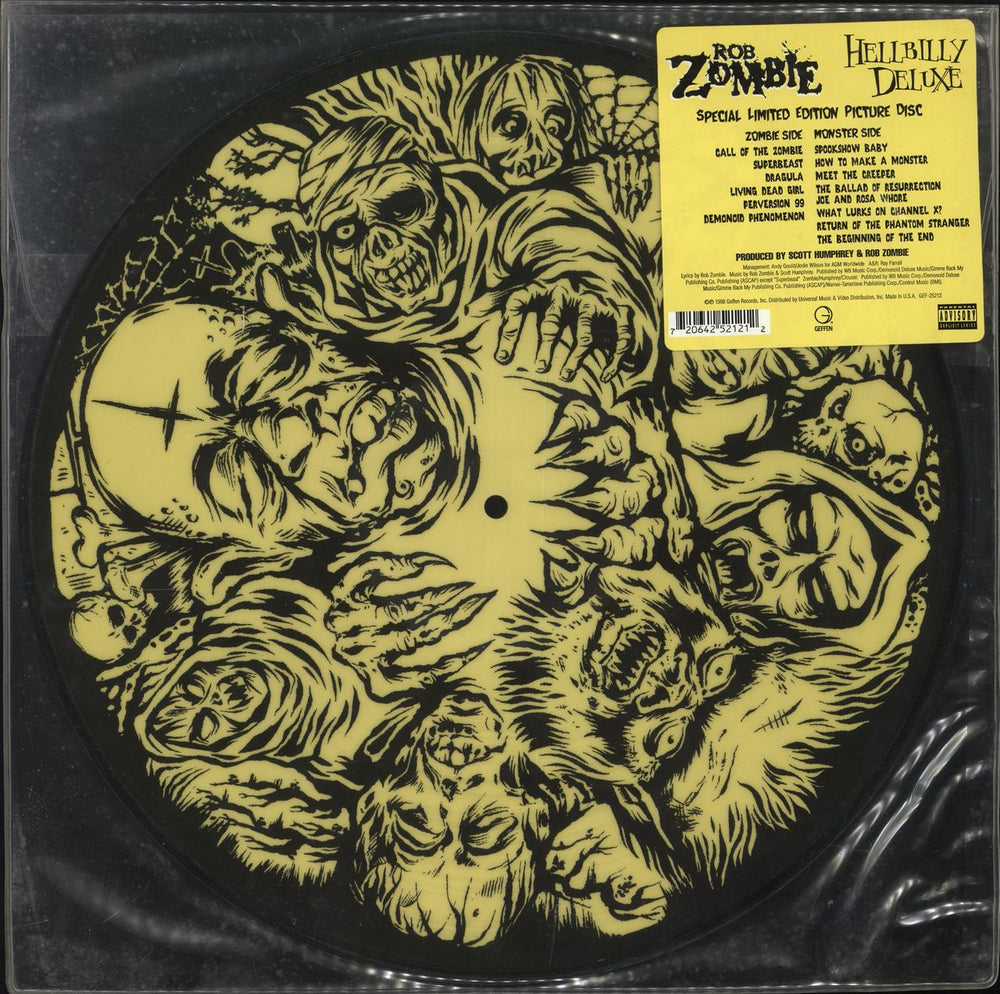 Rob Zombie - Hellbilly Deluxe ピクチャーLP Rob Zombie - Hellbilly Deluxe [Indie-Exclusive Glow-In-The-Dark