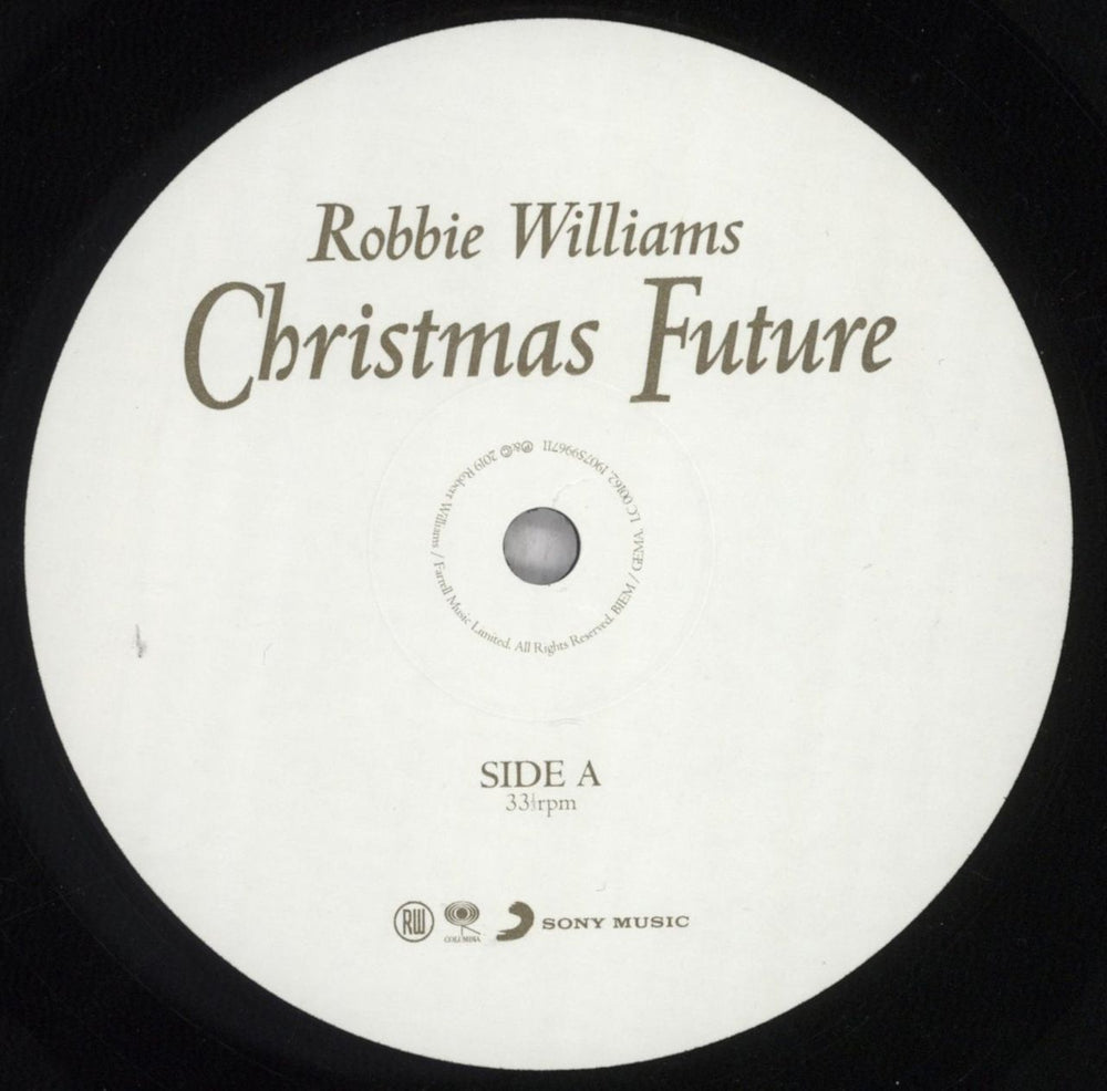 Robbie Williams The Christmas Present UK 2-LP vinyl record set (Double LP Album) RWI2LTH840671