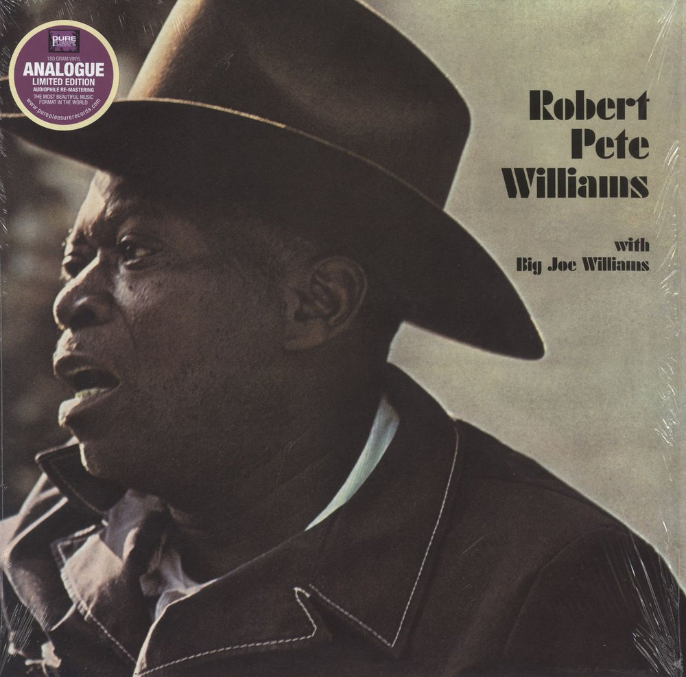 Robert Pete Williams  Robert Pete Williams With Big Joe Williams: Remastered - 180 Gram + Shrinkwrap UK vinyl LP album (LP record) PPANSLP225
