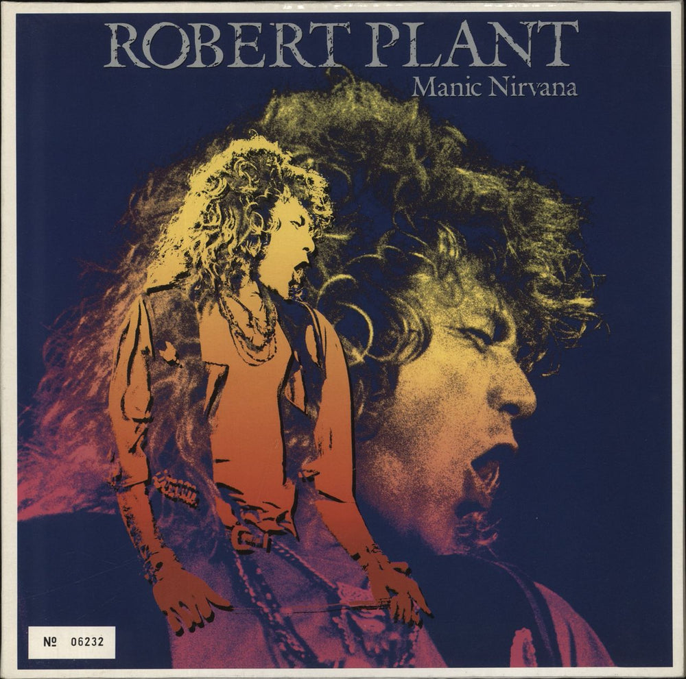 Robert Plant Manic Nirvana - Numbered Gatefold UK Promo vinyl LP album (LP record) WX339X