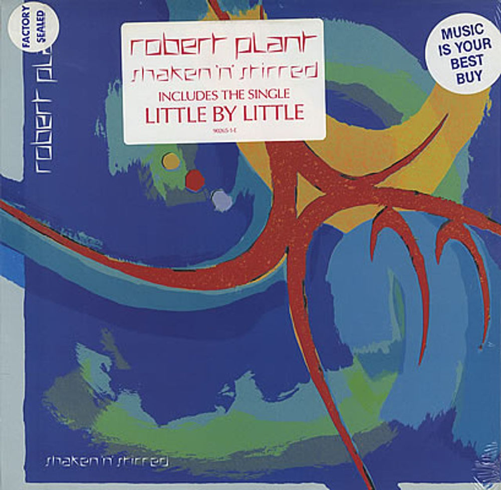 Robert Plant Shaken N' Stirred - Sealed US vinyl LP album (LP record) 90265-1