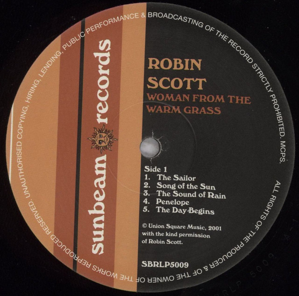 Robin Scott Woman From The Warm Grass - 180 Gram Vinyl UK vinyl LP album (LP record) R-SLPWO384424