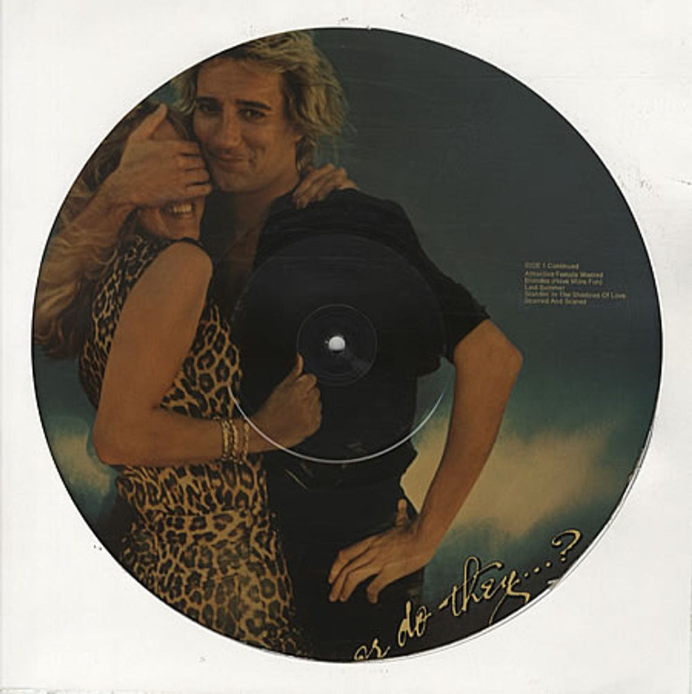 Rod Stewart Blondes Have More Fun US picture disc LP (vinyl picture disc album) RODPDBL15772