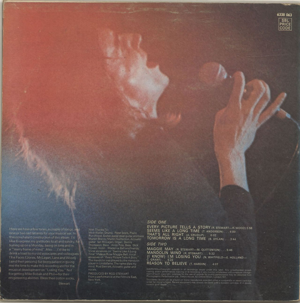 Rod Stewart Every Picture Tells A Story - 1st UK vinyl LP album (LP record)