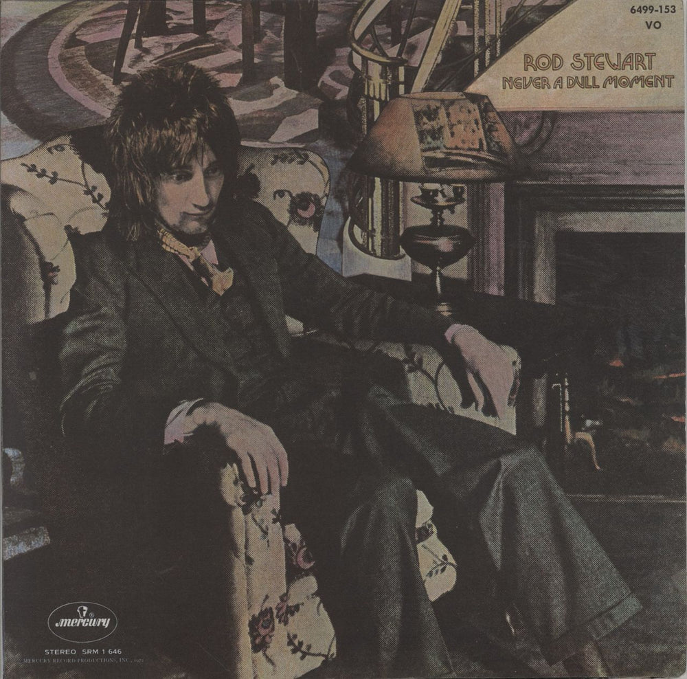 Rod Stewart Never A Dull Moment US vinyl LP album (LP record) SRM1646