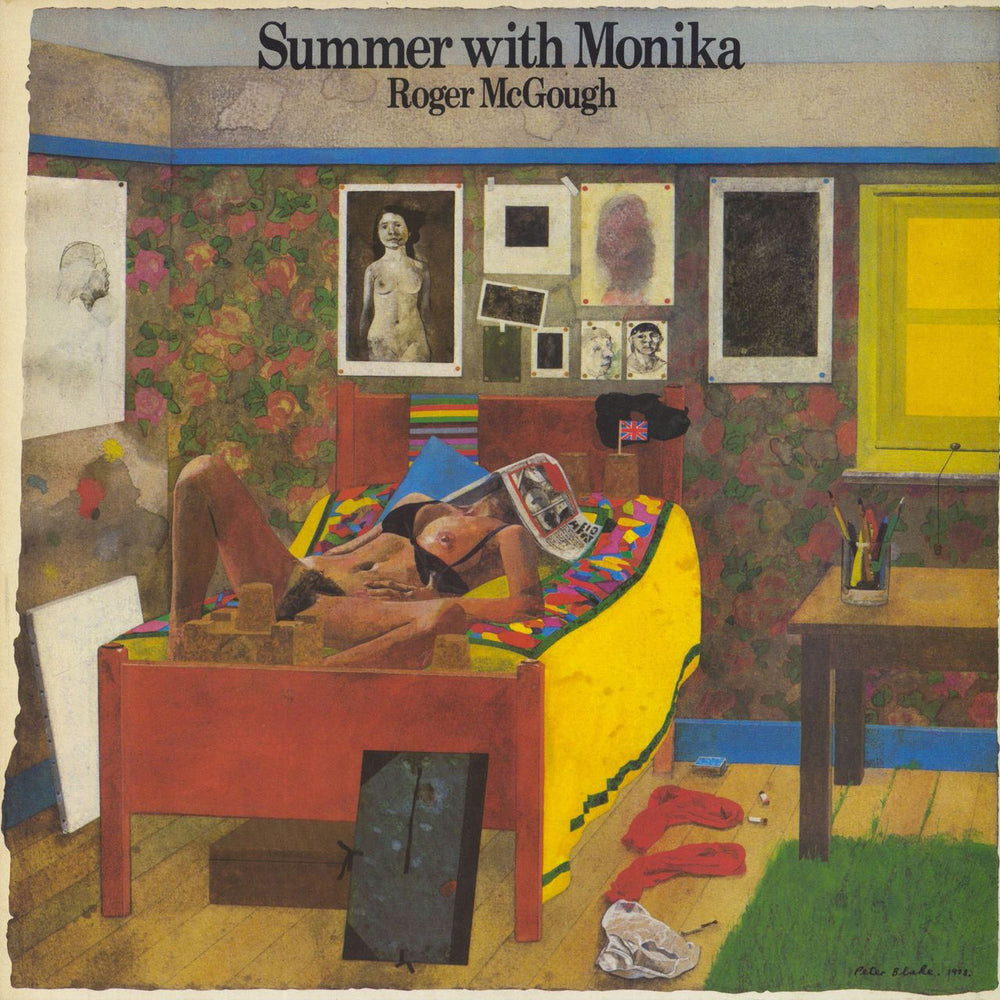 Roger McGough Summer With Monika - EX UK vinyl LP album (LP record) ILPS9551