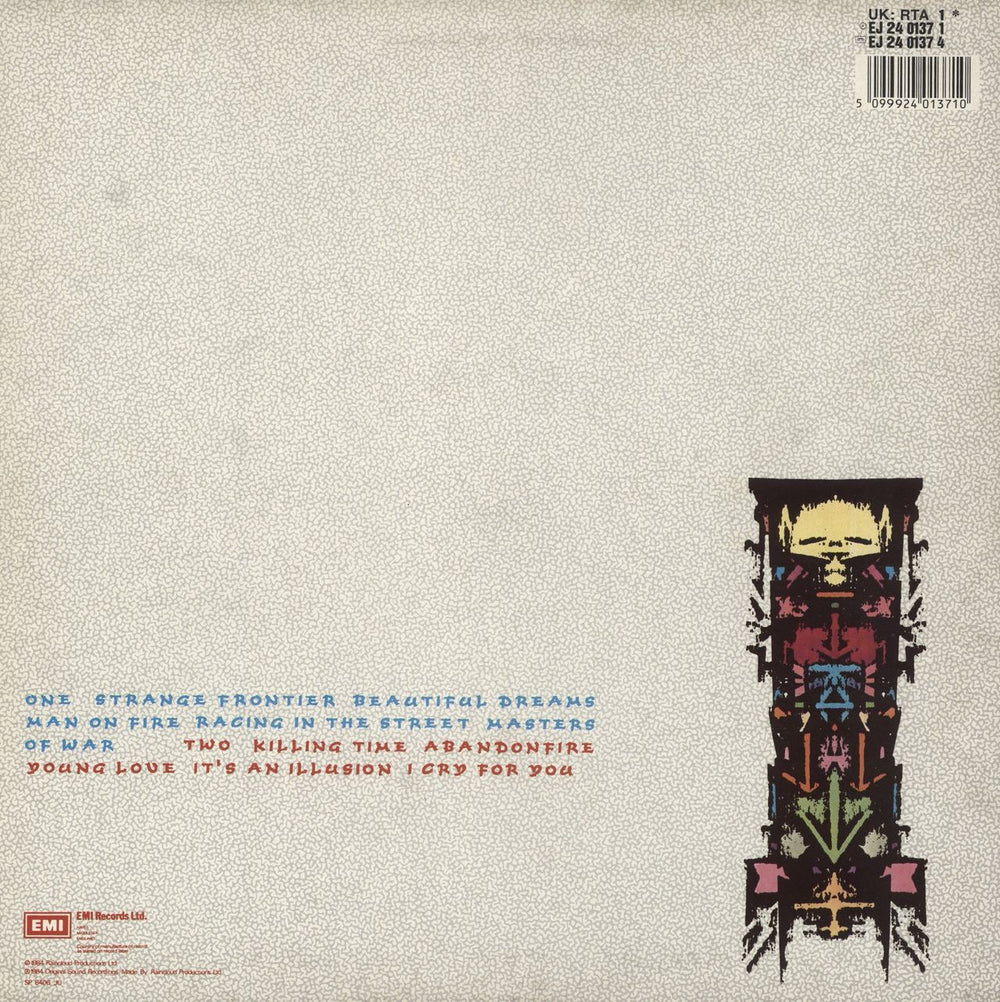 Roger Taylor Strange Frontier UK vinyl LP album (LP record) 5099924013710