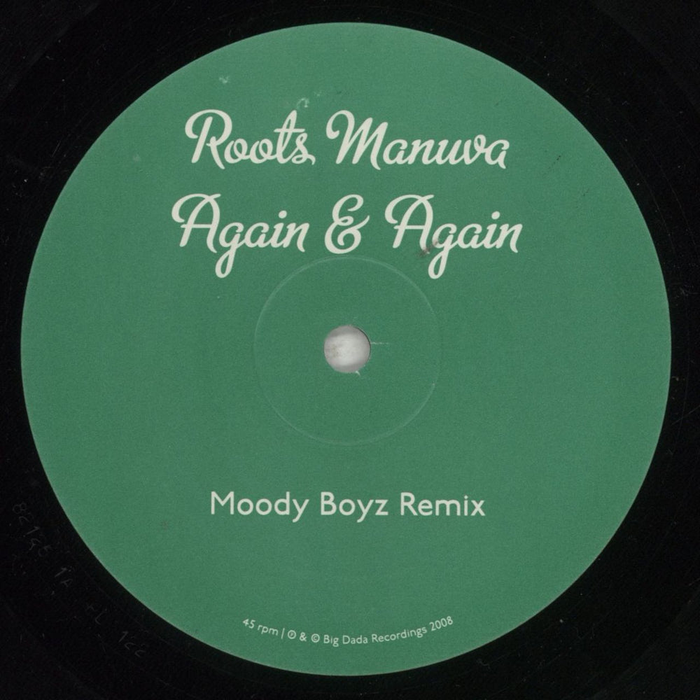 Roots Manuva Again & Again UK 12" vinyl single (12 inch record / Maxi-single) BD122