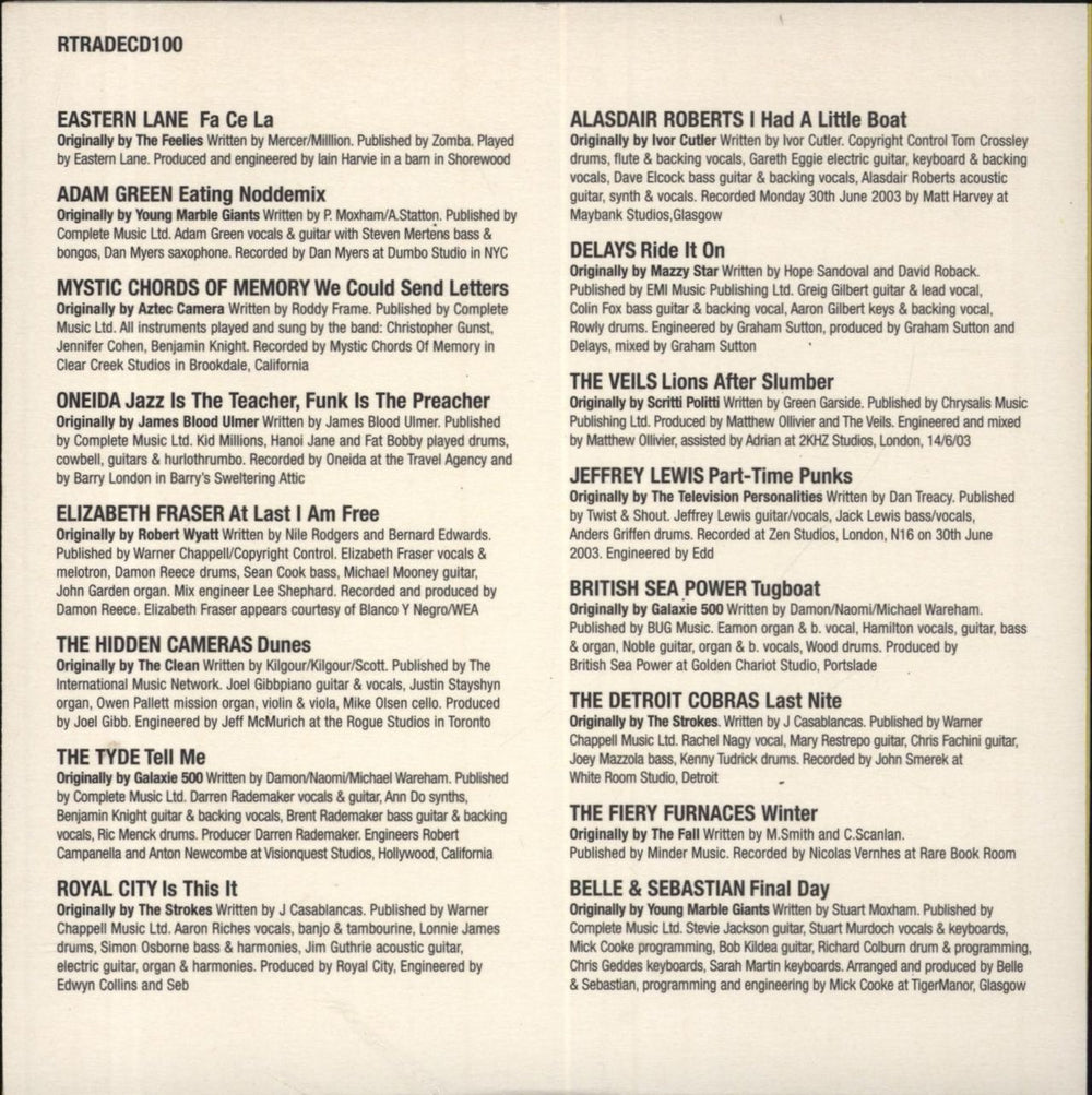 Rough Trade Stop Me If you think You've Heard This One Before UK CD album (CDLP) RTGCDST264543