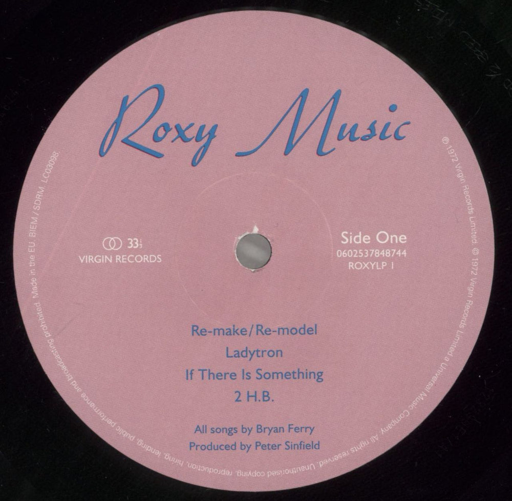 Roxy Music Roxy Music - 180 Gram Half Speed Master - Oversized P/S UK vinyl LP album (LP record) RXYLPRO798277
